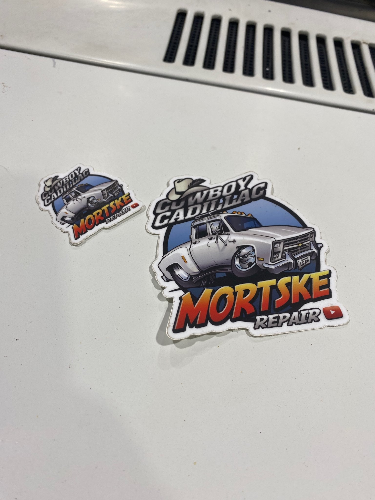 Cowboy Sticker Decal Truck Texas Number Ranch Hand 5.5” | White - Foto 5