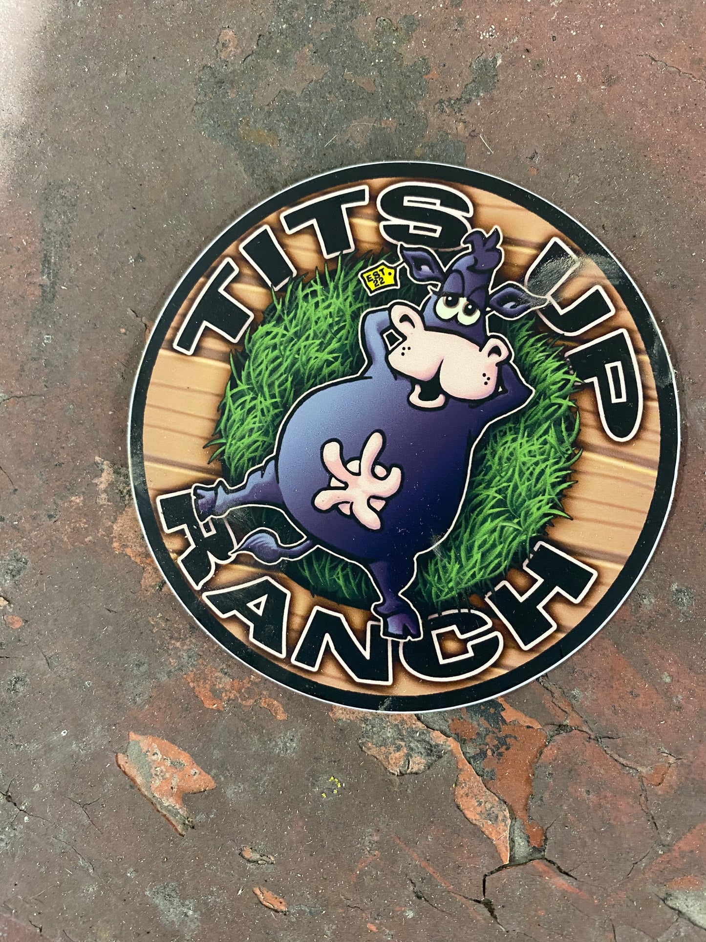 Tits Up Ranch Decal