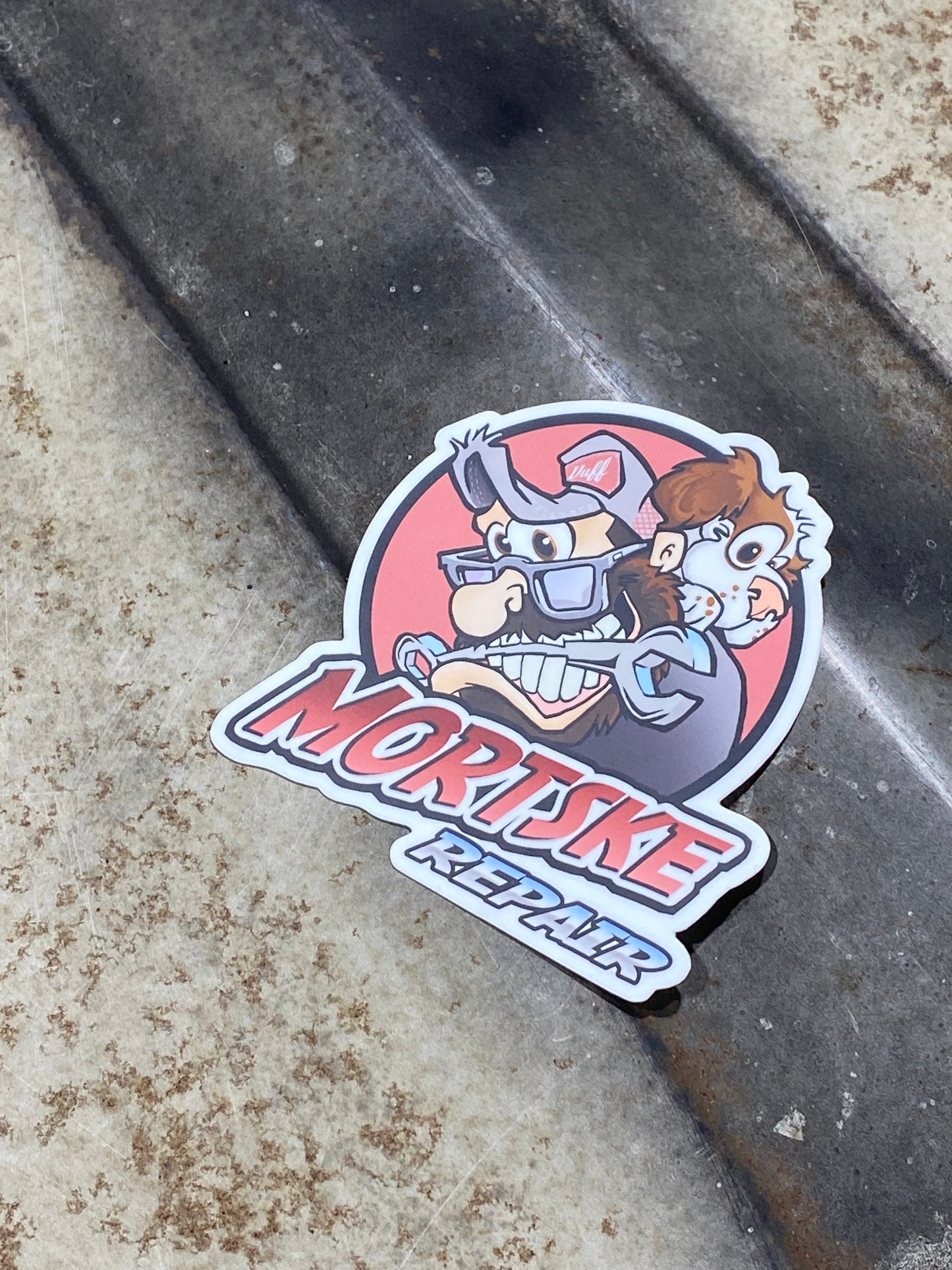 Mortske and Duff Decal