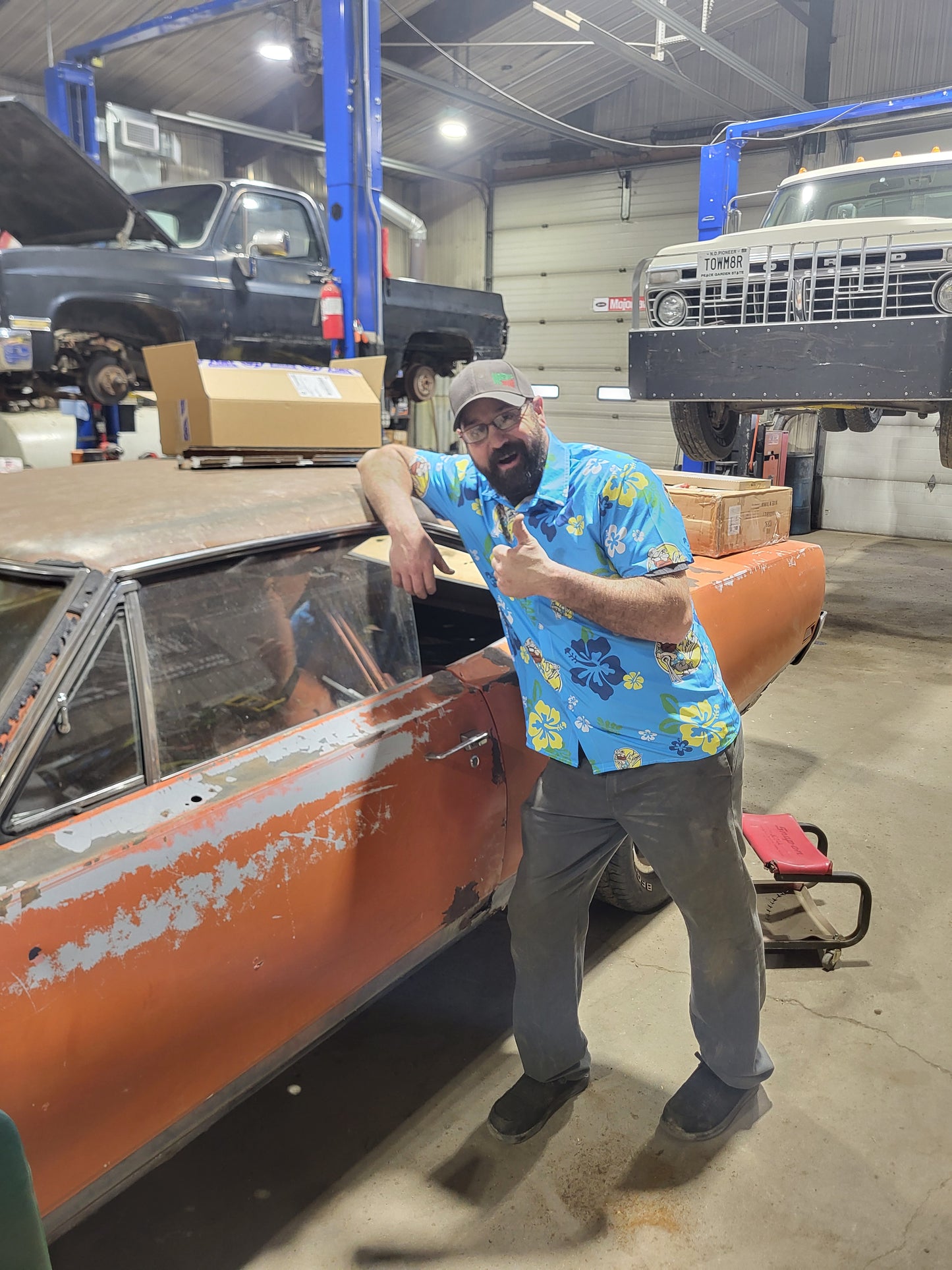 Mortske Repair Floyd Cotterpin Hawaiian Shirt