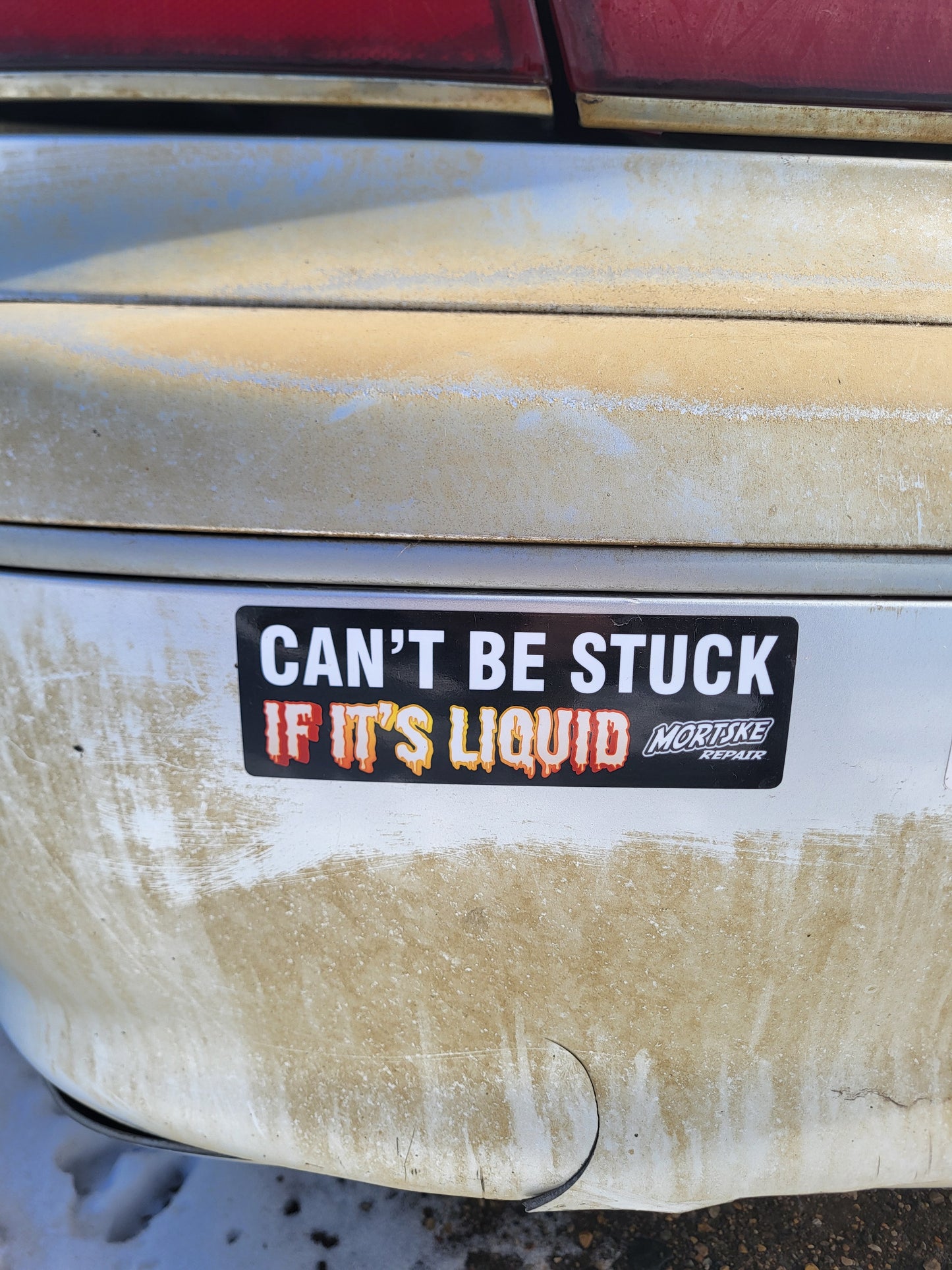 Mortske Repair Bumper Decals