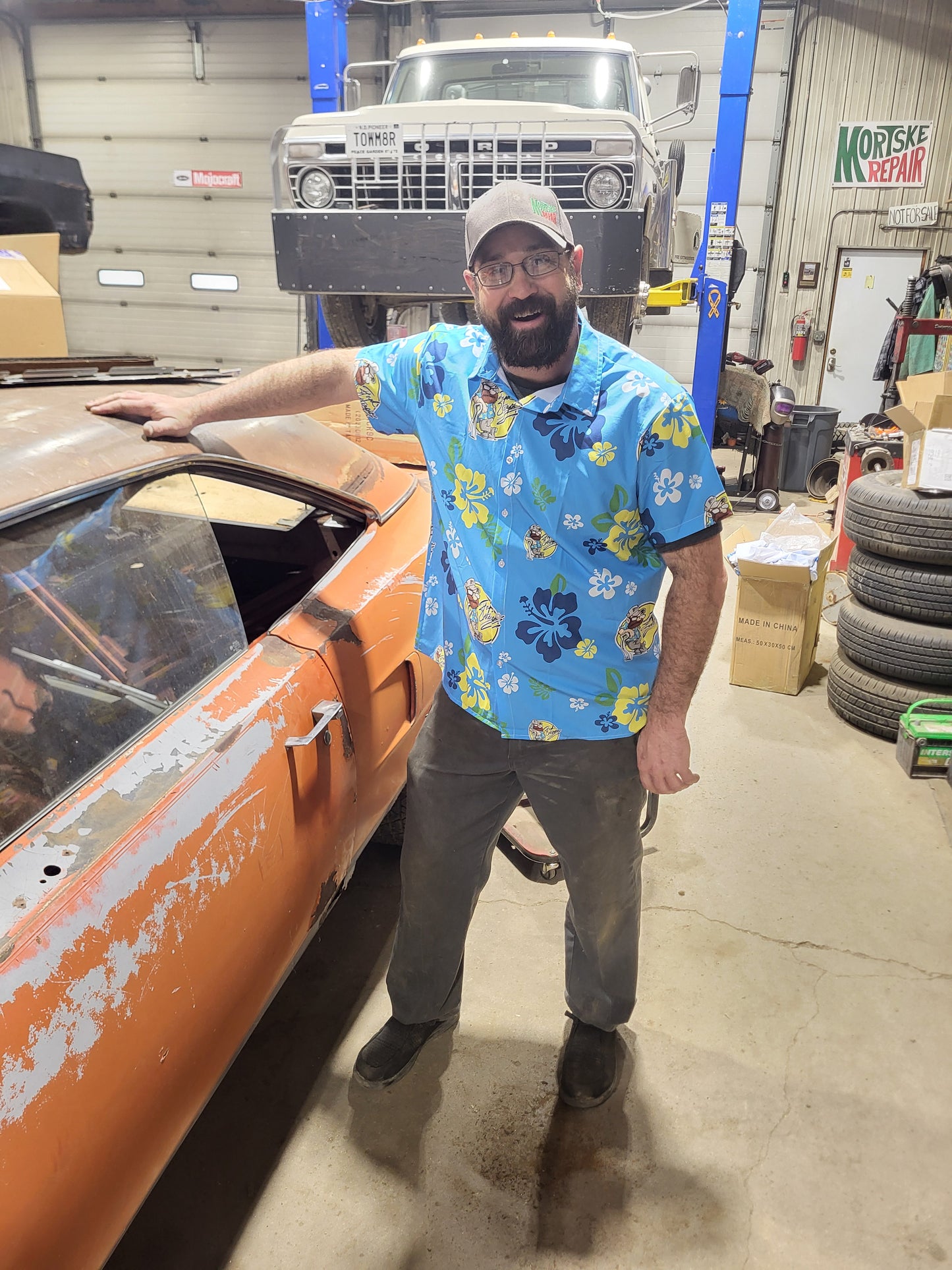 Mortske Repair Floyd Cotterpin Hawaiian Shirt