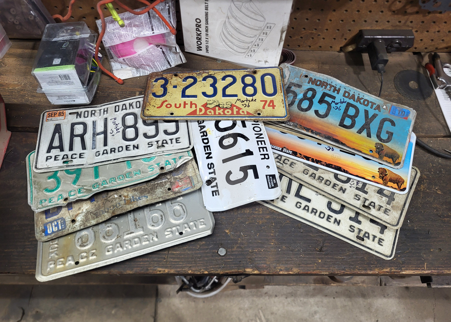 Random Signed License Plates