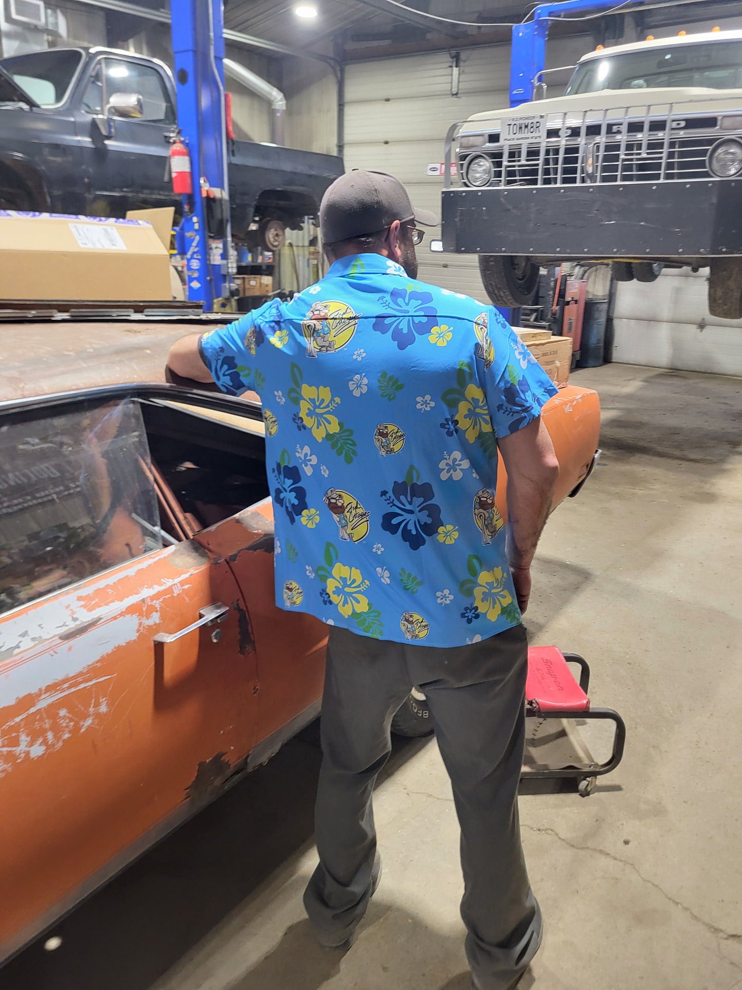 Mortske Repair Floyd Cotterpin Hawaiian Shirt