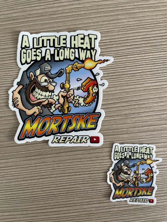 “A Little Heat Goes A Long Way” Decal