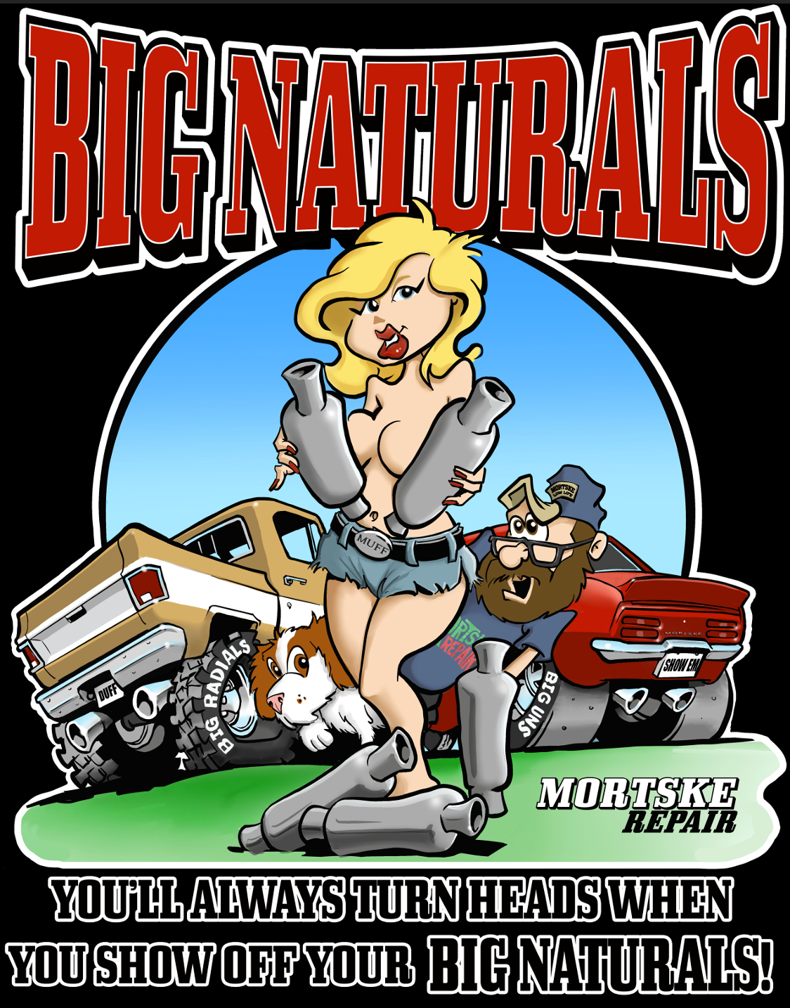Big Naturals Mortske Repair Decal