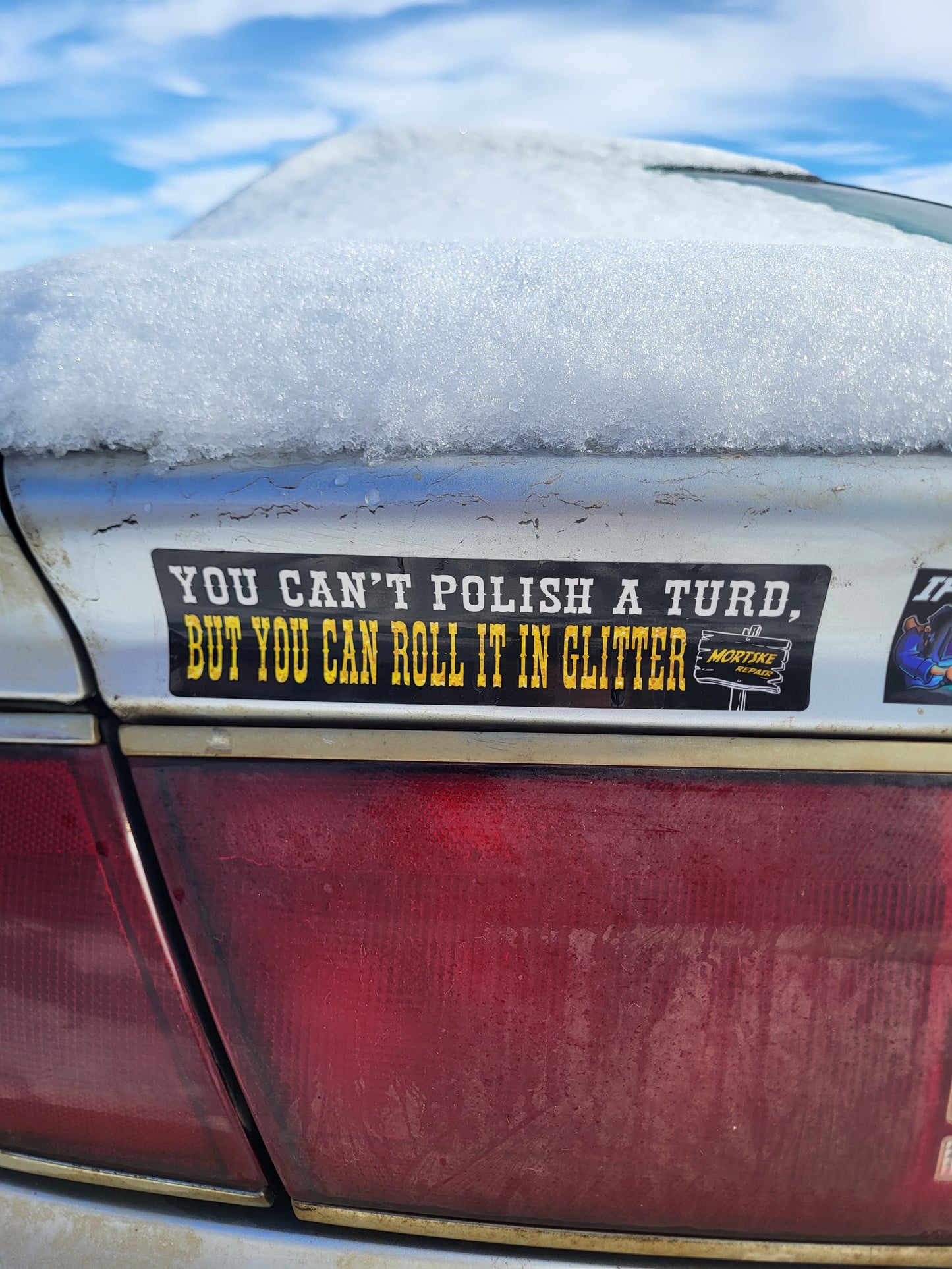 Mortske Repair Bumper Decals