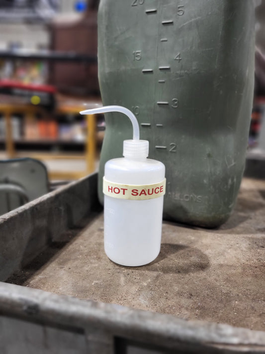 Mortske Repair Hot Sauce Bottles