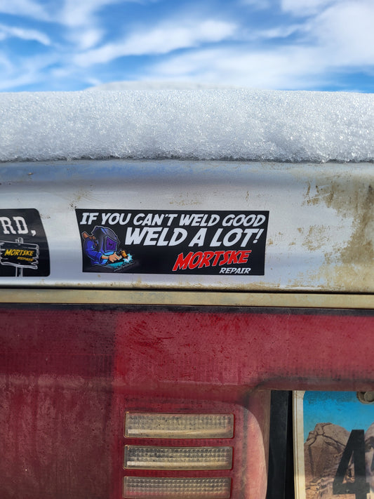 Mortske Repair Bumper Decals