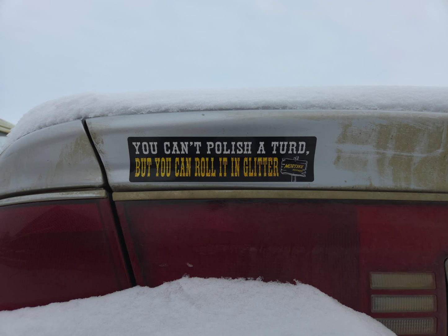 Mortske Repair Bumper Decals