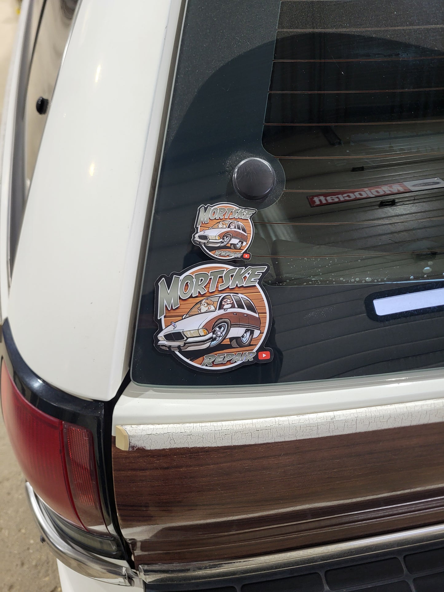 Roadmaster Wagon Mortske Repair Decal